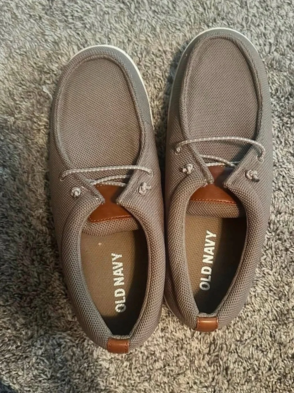 Old Navy Men's Taupe Boat Shoes